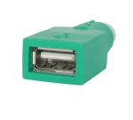 Conector ratón USB to PS2 Mouse Adapter, Verde