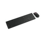 Lenovo 4X31S04810 clavier Souris incluse Bureau RF sans fil + Bluetooth Français Noir