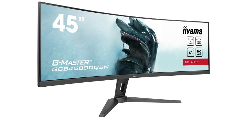 iiyama G-MASTER RED EAGLE CURVED computer monitor 113 cm (44.5") 5120 x 1440 Pixels Dual QHD LED Zwart