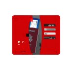 Celly Venere Passport Portafoglio Rosso Ecopelle