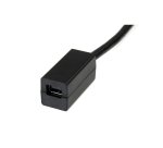 StarTech.com Câble DisplayPort vers Mini DisplayPort 15 cm - Vidéo UHD 4K x 2K - Câble Adaptateur DP Mâle vers Mini DisplayPort Femelle - Câble de Rallonge pour Ordinateur DP vers Moniteur mDP 1.2