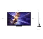 Samsung OLED AI TV 55" QE55S90FAEXZT 4K, Processore NQ4 AI Gen3, 4K AI Upscaling Pro, Schermo antiriflesso, OLED HDR, Dolby Atmos & OTS Lite, Laser Slim Design, Vision AI Smart TV, 2025