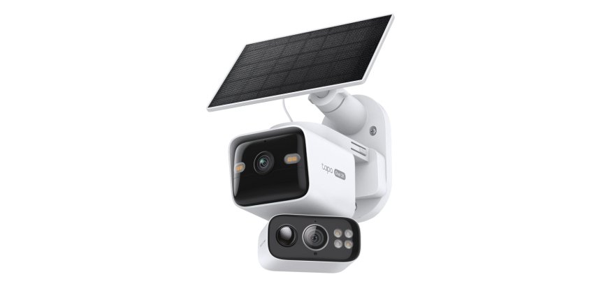 TP-Link Tapo Solar-Pow Dual-Lens Pan/Tilt Sec Cam Kit dispositif de sécurité pour maison intelligente