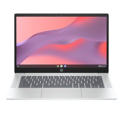 HP Chromebook 14a-nf0016nl Intel® N N100 35,6 cm (14") HD 8 GB LPDDR5-SDRAM 128 GB UFS Wi-Fi 6E (802.11ax) ChromeOS Argento