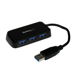 StarTech.com Hub USB 3.0 (5Gbps) à 4 ports avec câble intégré - Noir