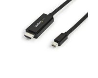 StarTech.com Câble mini DisplayPort vers HDMI - Adaptateur Convertisseur de Moniteur d'Ordinateur Mini DisplayPort (mDP) vers HDMI 2.0 4k avec Câble Intégré - Noir - 3 m - Ultra HD 4K 30Hz