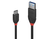 Lindy Câble USB 3.2 Type A vers C de 0.5m, 10Gbit/s, noir