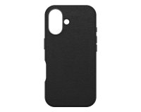 OtterBox Symmetry Series Cactus Leather pour MagSafe pour iPhone 16, Noir Ash
