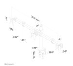 Neomounts FPMA-D960D3 Support d'écran à fixer 10-21"