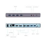 i-tec USB 3.0 / USB-C / Thunderbolt 3 Dual Display Docking Station