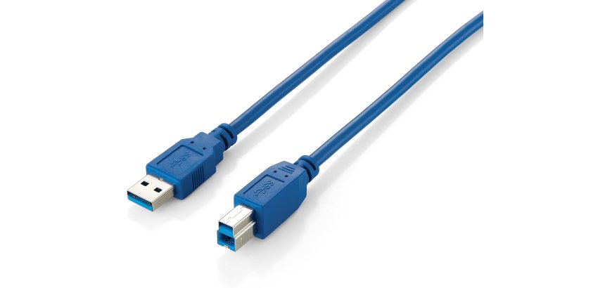 Equip 128293 Cable USB 3.0 Tipo A Macho a Tipo B Macho, 3,0 m , Azul