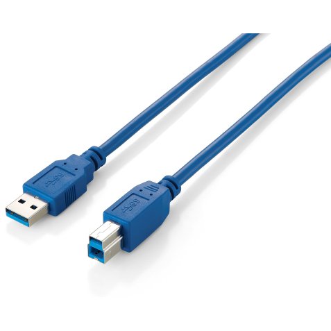 Equip 128293 Cable USB 3.0 Tipo A Macho a Tipo B Macho, 3,0 m , Azul