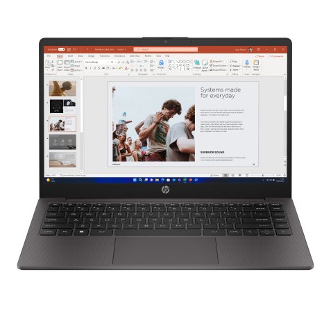 HP 245 G10 AMD Ryzen™ 5 7530U Ordinateur portable 35,6 cm (14") Full HD 16 Go DDR4-SDRAM 512 Go SSD Wi-Fi 6 (802.11ax) Windows 11 Pro Argent
