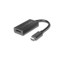 Lenovo 4X90Q93303 adaptador de cable de vídeo 0,2 m USB Tipo C DisplayPort Negro
