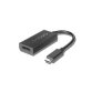 Lenovo 4X90Q93303 adaptador de cable de vídeo 0,2 m USB Tipo C DisplayPort Negro