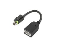 Lenovo 4X90Q93975 câble vidéo et adaptateur Mini DisplayPort DisplayPort Noir