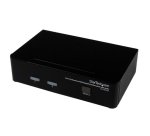 StarTech.com Commutateur KVM 2 Ports DisplayPort, USB et Audio - Switch KVM - 2560x1600