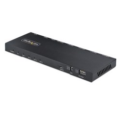 StarTech.com Splitter HDMI 4 Ports - Répartiteur HDMI 4K 60Hz avec Scaler Intégré - Répartiteur HDMI 1 Entrée 4 Sorties - Splitter HDMI 1080p PC - Port Optique 3.5mm