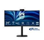 Philips 3000 series 34B2U3600CH/00 écran plat de PC 86,4 cm (34") 3440 x 1440 pixels Wide Quad HD LCD Noir