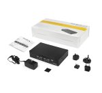 StarTech.com Switch KVM DisplayPort à 4 Ports - 4K60Hz - Écran Unique - Switch KVM USB UHD DP 1.2 à 2 Ports avec Hub USB 3.0 Intégré et Audio - Dell HP Apple Lenovo - Conforme TAA