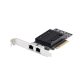 StarTech.com Carte Réseau PCIe 10 Gb Ethernet à 2 Ports, Carte d'Interface Réseau 10 GbE, Chipset Broadcom BCM57416, Double RJ45 10GBase-T/Gigabit, Carte NIC, TAA