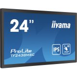 iiyama TF2438MSC-B1 Écran d'affichage dynamique Carte A numérique 61 cm (24") LED 600 cd/m² Full HD Noir Écran tactile