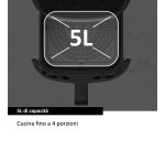Haier I-Master Series 5 HAF5P 011 Singolo 5 L Indipendente 1500 W Friggitrice ad aria calda Nero