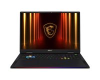 MSI Raider 18 HX AI A2XWJG-854XIT Intel Core Ultra 9 285HX Computer portatile 45,7 cm (18") UHD+ 32 GB DDR5-SDRAM 4 TB SSD NVIDIA GeForce RTX 5090 Laptop GPU Wi-Fi 7 (802.11be) FreeDOS Nero