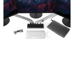 StarTech.com Docking Station USB-C per triplo monitor UHD 4K, Mac e Windows, Dock USB C a HDMI e DisplayPort, Hub a 5 porte USB 3.0 - PD 100W