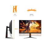 AOC G4 CQ27G4Z2P Monitor PC 68,6 cm (27") 2560 x 1440 Pixel Quad HD LCD Nero, Rosso