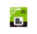 Kingston Technology 128GB microSDXC Canvas Select Plus Gen3 150MB/s A1 (Adaptateur SD inclus)