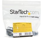 StarTech.com 1m Stroom Verlengkabel, C14 naar C13 Voedingskabel, 10A 125V, 18AWG, Computer Stroomkabel, IEC-320-C14 naar IEC-320-C13 AC Verlengkabel voor Netvoeding, UL-Listed