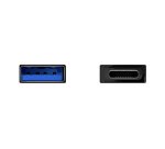 AISENS Mini Adaptador Aluminio USB 3.2 Gen1 3A, Tipo USB-C/M-A/H, Negro