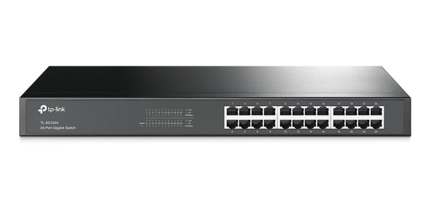 TP-Link TL-SG1024 switch No administrado L2 Gigabit Ethernet (10/100/1000) Negro