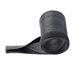 StarTech.com Guaina per cavi da 3 m con chiusura a strappo, accorciabile, diametro 3 cm, organizzatore per cavi di rete / guaina per fasci di cavi / robusto avvolgicavo con maglia in poliestere, Nero