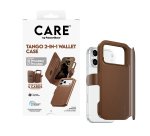 PanzerGlass CARE™ by ® Tango 2-in-1 Wallet Case Brown w. MagSafe iPhone 2026 Pro Max | 17 Pro Max mobiele telefoon behuizingen Hoes Transparant