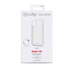 Celly GELSKIN mobile phone case 17 cm (6.71") Cover Transparent