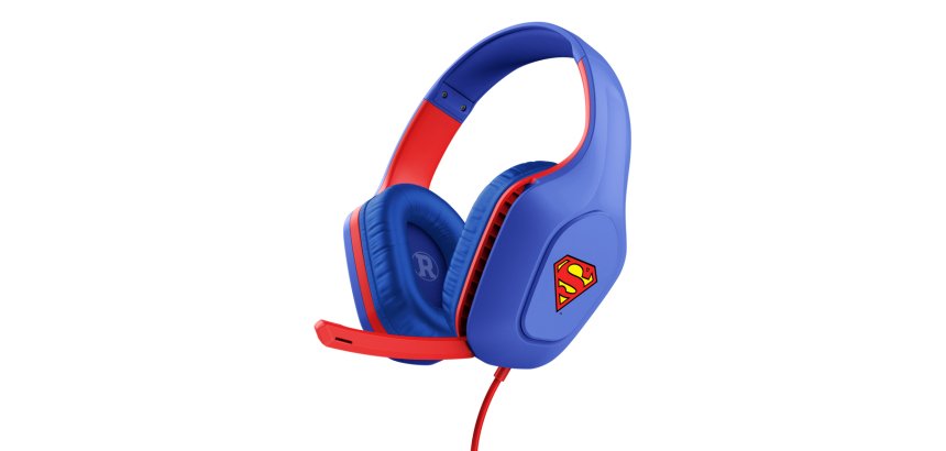 Trust GXT 415SM Zirox Headset Wired Head-band Gaming Blue, Red