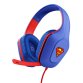 Trust GXT 415SM Zirox Auricolare Cablato A Padiglione Gaming Blu, Rosso