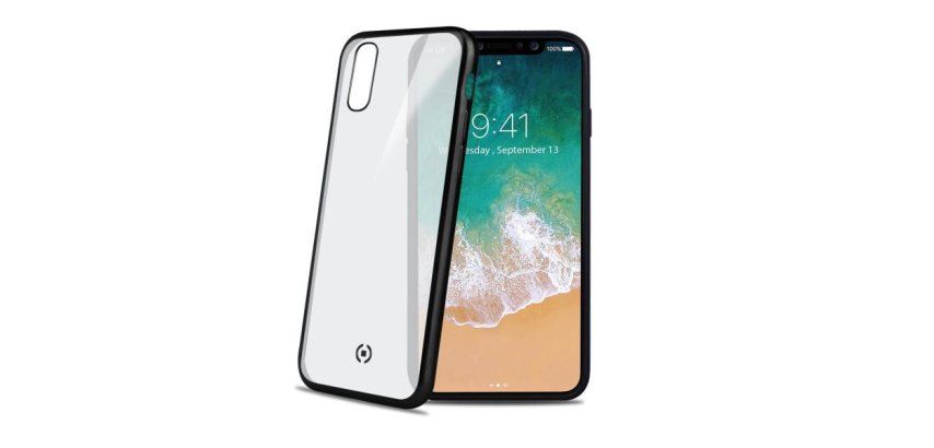 Celly LASERMATT900BK custodia per cellulare Cover Nero, Trasparente