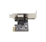 StarTech.com Carte Réseau PCIe Gigabit à 1 Port, Carte Réseau Profil Bas, Carte LAN PCI Express 10/100/1000Mbps, Realtek RTL8111H, Windows et Linux, Conforme TAA
