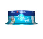 Verbatim CD-R AZO Wide Inkjet Printable 700 Mo 52x 25 pièce(s)