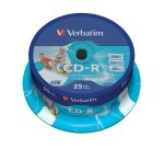 Verbatim CD-R AZO Wide Inkjet Printable 700 Mo 52x 25 pièce(s)