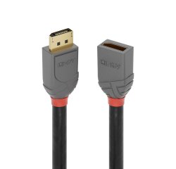 Lindy Rallonge DisplayPort 1.4 Anthra Line, 3m
