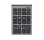 Trust Xalas clavier numérique PC portable/de bureau RF sans fil Argent