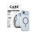 PanzerGlass CARE™ by ® Urban Explorer Case Transparent w. Black MagSafe iPhone Air protective phone case Black Cover