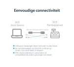 StarTech.com 1-Port USB naar Nulmodem RS232 DB9 Seriële DCE Adapterkabel met FTDI