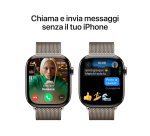 Apple Watch Series 10 Serie 10 GPS + Cellular 46mm Cassa in Titanio con Loop in maglia milanese - M/L