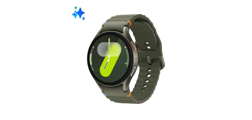 Samsung Galaxy Watch7 3.81 cm (1.5") AMOLED 44 mm Digital 480 x 480 pixels Touchscreen Green Wi-Fi GPS (satellite)