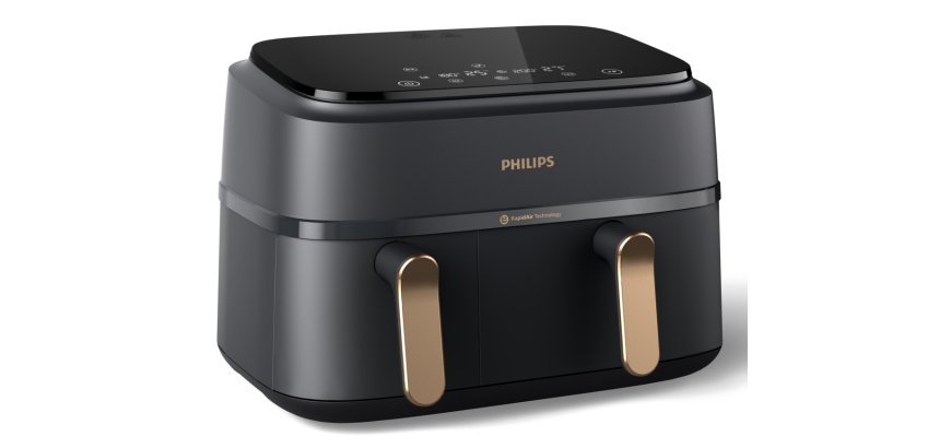 Friteuse sans huile Philips NA352/00 Airfryer 9L noir double panier